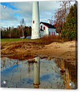 Lake Huron Lighthouse Acrylic Print