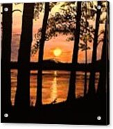 Lake Sunset Acrylic Print