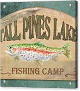Lakeside Lodge - Fishing Camp Acrylic Print