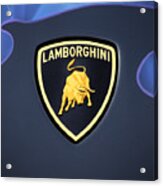 Lamborghini Emblem Acrylic Print