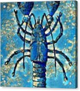 Last Of The Blue Lobster Acrylic Print