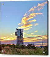 Launch Complex 17 At Sunset Acrylic Print