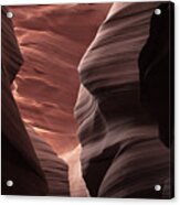 Layers Of Simplicity - Antelope Canyon Acrylic Print