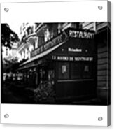 Le Bistro De Montmartre
 #travel Acrylic Print