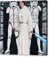 Leia And Her Troopers Acrylic Print