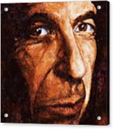 Leonard Cohen Acrylic Print