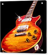 Les Paul Guitar Acrylic Print