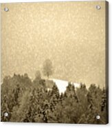 Let It Snow - Winter In Switzerland Acrylic Print