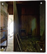 Let The Sun Shine In The Zoagli Abandoned Home Acrylic Print
