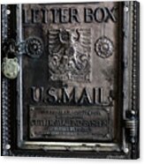 Letter Box Drop Acrylic Print
