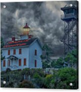 Lighthouse Greetings Acrylic Print