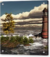 Lighthouse Ocean Scene Acrylic Print