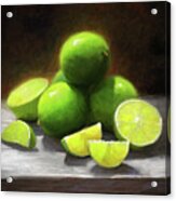 Limes In Sunlight Acrylic Print