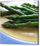 Lindie Bistro Asparagus Spears Acrylic Print