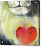 Lion Heart Acrylic Print