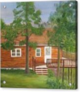 Little Cabin In The Big Woods Acrylic Print