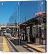 Littleton Rtd Light Rail Station Acrylic Print