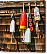 Lobster Buoys Acrylic Print