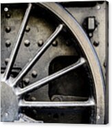 Locomotive Wheel Acrylic Print