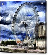 London Eye Acrylic Print