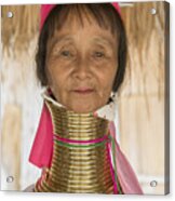 Long Necked Karen Woman Acrylic Print