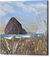 Longing For The Sounds Of Haystack Rock Acrylic Print