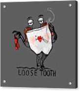 Loose Tooth T-shirt Acrylic Print