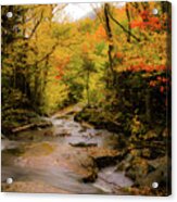 Lost River Fall Colors Acrylic Print