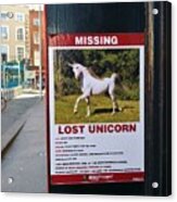 Lost Unicorn Acrylic Print