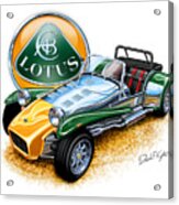 Lotus Super Seven Sports Car Acrylic Print