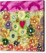 Love And Silly Bubbles Acrylic Print
