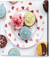 Love Cupcakes Acrylic Print