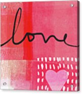 Love Notes- Art By Linda Woods Acrylic Print