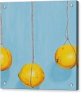 Low Hanging Lemons Acrylic Print