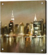 Luminous New York Skyline Acrylic Print