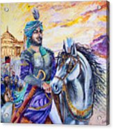 Maharaja Ranjit Singh Acrylic Print