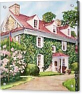 Maison Audubon - Mill Grove - Pennsylvania - Usa Acrylic Print