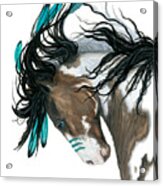Majestic Turquoise Horse Acrylic Print