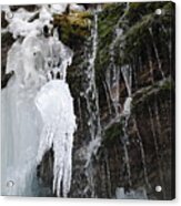 Maligne Canyon Winter 5 Acrylic Print