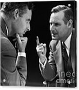 Man Arguing With Himself, C.1930s Acrylic Print