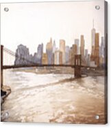 Manhattan Skyline Acrylic Print