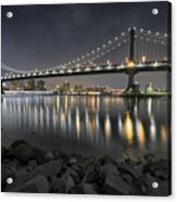 Manhatten Bridge Acrylic Print