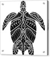 Maori Turtle Acrylic Print