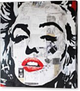 Marilyn Monroe / Fascination Acrylic Print