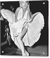 Marilyn Monroe - Seven Year Itch Acrylic Print