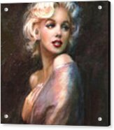 Marilyn Romantic Ww 1 Acrylic Print