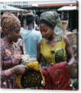 Market In Accra Ghana Acrylic Print