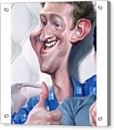 #markzuckerberg Acrylic Print