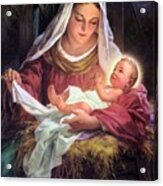 Mary And Baby Jesus Acrylic Print