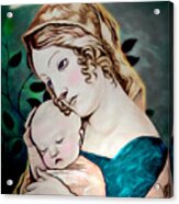 Mary And Child Acrylic Print